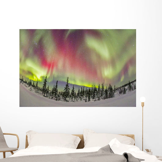 Aurora Borealis over Churchill Wall Decal Design 1