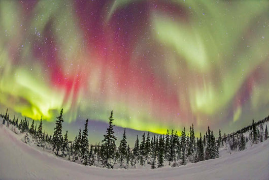 Aurora Borealis over Churchill Wall Decal Design 1