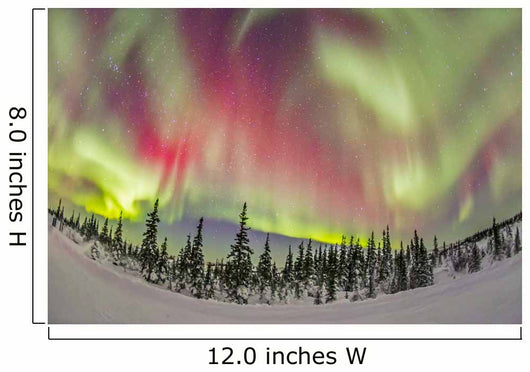 Aurora Borealis over Churchill Wall Decal Design 1