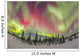 Aurora Borealis over Churchill Wall Decal Design 1