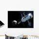 Orion Module Orbiting Asteroid Wall Decal