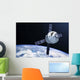 Orion Module Orbit above Wall Decal Design 2
