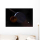 Ringed Gas Giant Exoplanet Wall Decal