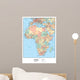 Political Africa Map Wall Decal