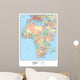 Political Africa Map Wall Decal