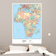 Political Africa Map Wall Decal