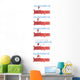 Illustration Muscle Contraction Wall Decal