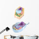 Comparative Illustration Plant and Wall Decal Design 2