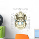 Base Human Skull Inferior Wall Decal Design 1