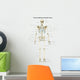Anterior Human Skeletal System Wall Decal Design 1