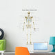 Anterior Human Skeletal System Wall Decal Design 1