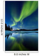 Aurora Borealis over Sandvannet Wall Decal Design 2
