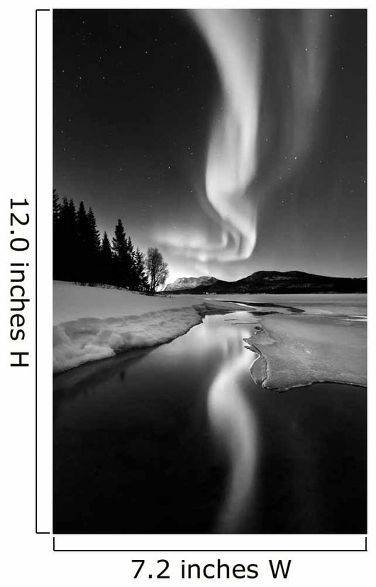 Aurora Borealis over Sandvannet Wall Decal Design 1