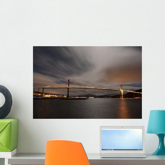 Dramatic Sky over Tjeldsund Wall Decal