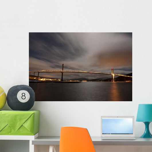 Dramatic Sky over Tjeldsund Wall Decal