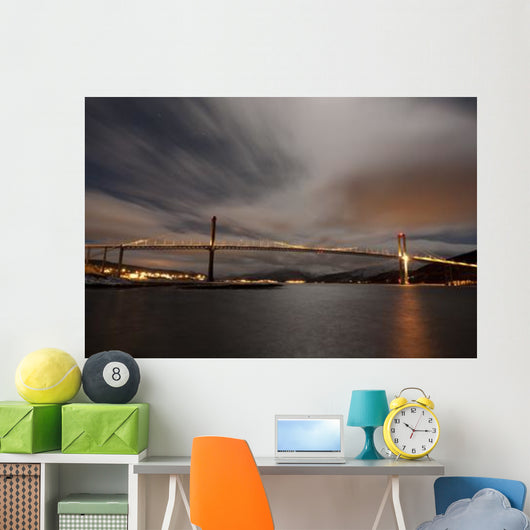 Dramatic Sky over Tjeldsund Wall Decal