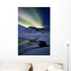Aurora Borealis over Mikkelfjellet Wall Decal