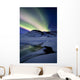 Aurora Borealis over Mikkelfjellet Wall Decal