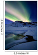 Aurora Borealis over Mikkelfjellet Wall Decal