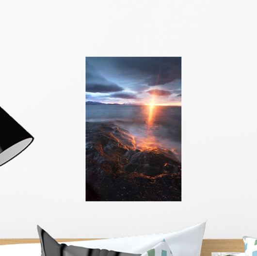 Midnight Sun over Va Wall Decal
