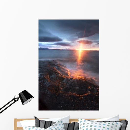 Midnight Sun over Va Wall Decal
