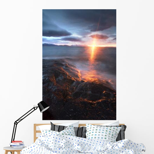 Midnight Sun over Va Wall Decal