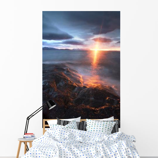 Midnight Sun over Va Wall Decal