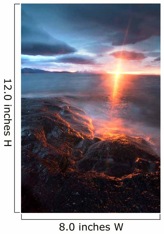 Midnight Sun over Va Wall Decal