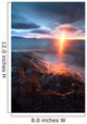 Midnight Sun over Va Wall Decal