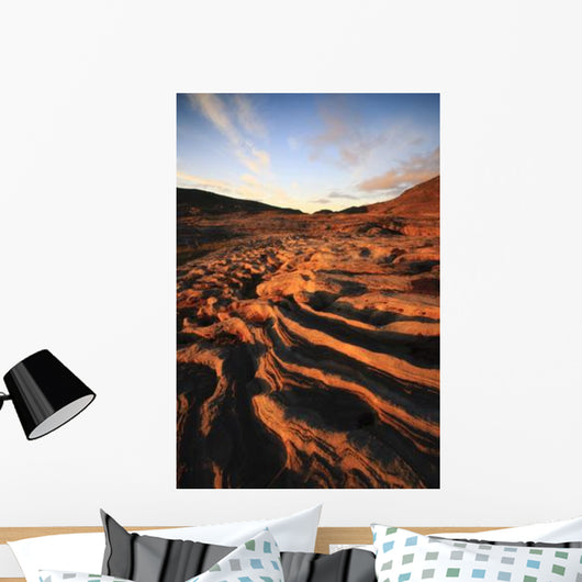 Rock Formations Nordland County Wall Decal