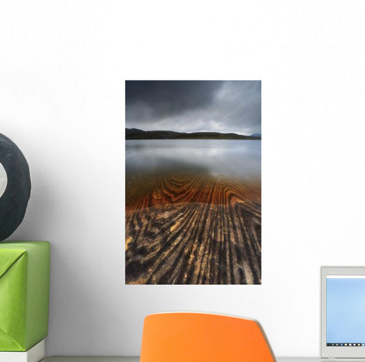 Geology Lines Sandvannet Lake Wall Decal