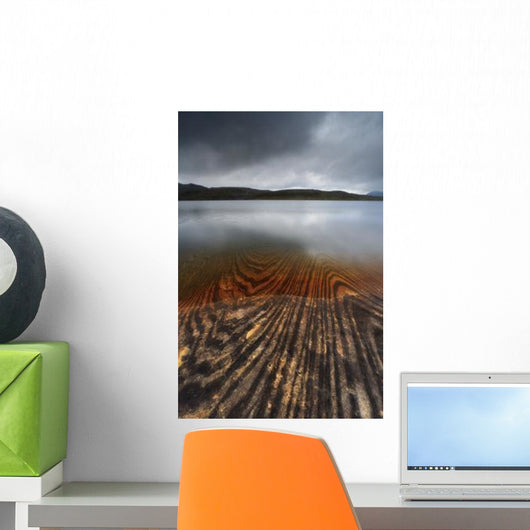 Geology Lines Sandvannet Lake Wall Decal