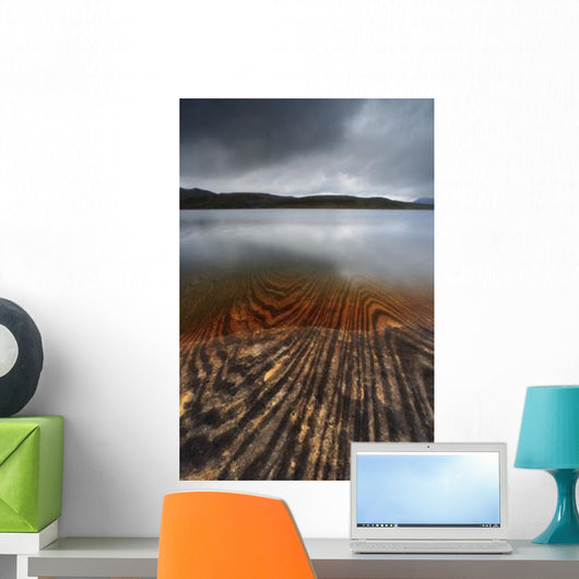 Geology Lines Sandvannet Lake Wall Decal