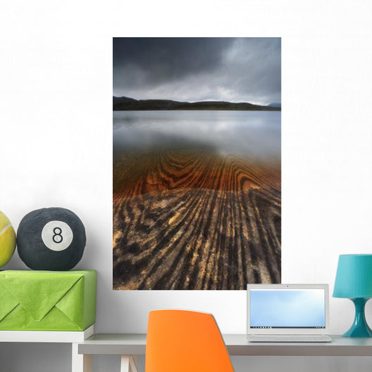 Geology Lines Sandvannet Lake Wall Decal