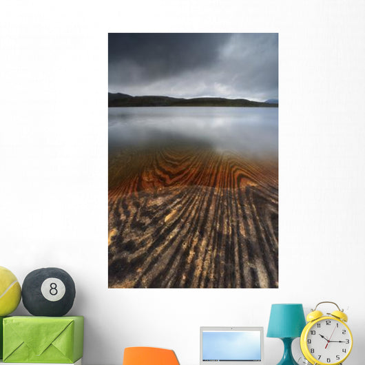 Geology Lines Sandvannet Lake Wall Decal