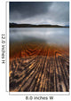 Geology Lines Sandvannet Lake Wall Decal