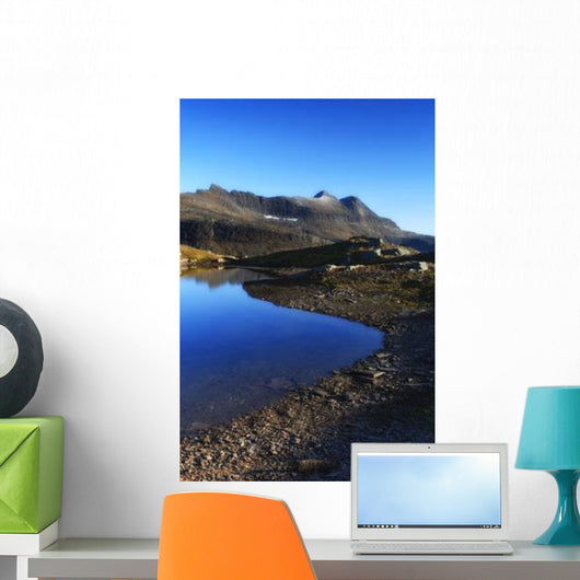 Skittendalen Mountain Peaks Troms Wall Decal