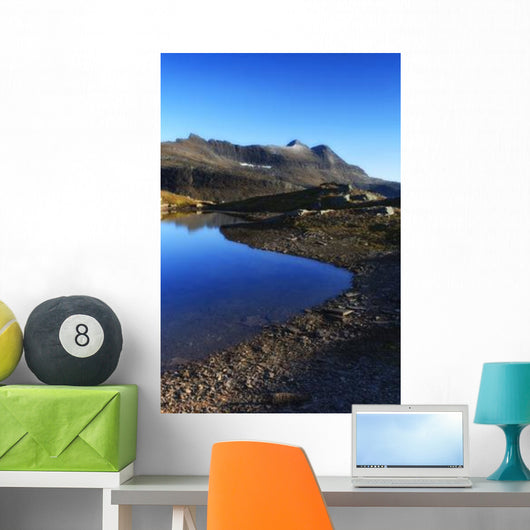 Skittendalen Mountain Peaks Troms Wall Decal