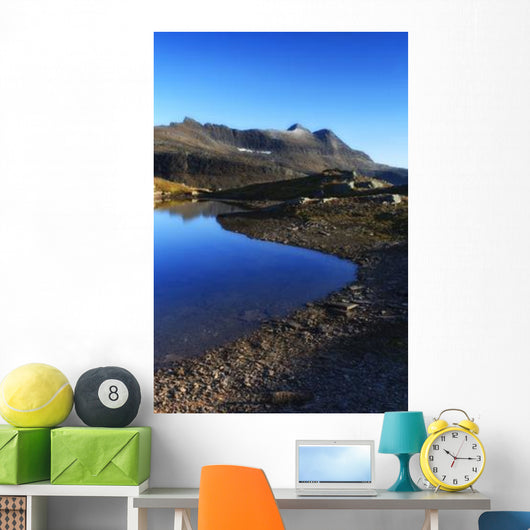 Skittendalen Mountain Peaks Troms Wall Decal