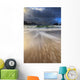 Waves Washing Back to Wall Decal