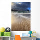 Waves Washing Back to Wall Decal