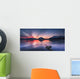 Sunset over Tjeldsundet Troms Wall Decal