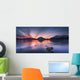 Sunset over Tjeldsundet Troms Wall Decal