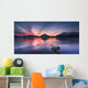 Sunset over Tjeldsundet Troms Wall Decal