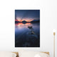 Sunset over Tjeldsundet Troms Wall Decal