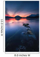 Sunset over Tjeldsundet Troms Wall Decal