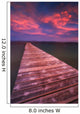 Alcudia Beach Pier Mallorca Wall Decal