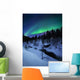 Aurora and Full Moon Wall Decal