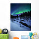 Aurora and Full Moon Wall Decal