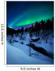 Aurora and Full Moon Wall Decal